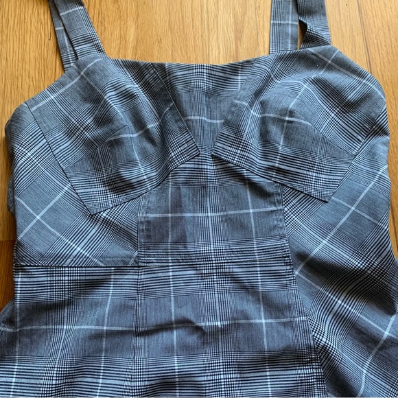NWT All Saints Astrid Check Dress // Sz US 6 - Picture 2 of 5